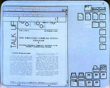 Xerox Alto (1973), πρώτο σύστημα που ένωσε όλα τα στοιχεία της μοντέρνας γραφικής διεπαφής (GUI) Xerox Star (1981), πρώτο