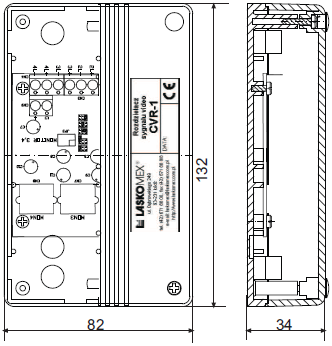 K1 K2 K3 K4 K5 K6 Infolinka: 0905 618 974 Popis svorkovnice vonkajší panel CP 25.