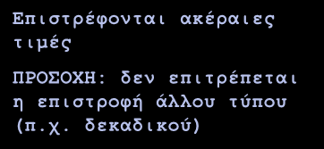 Παραδείγματα Συναρτήσεων (IΙ) Πού τερματίζεται αυτή η συνάρτηση?