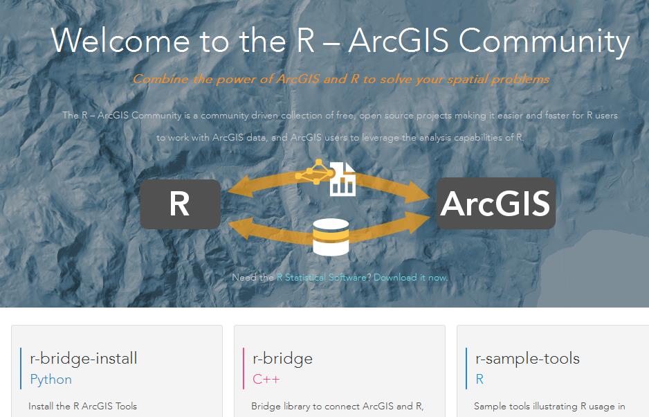Στην σελίδα https://r-arcgis.github.