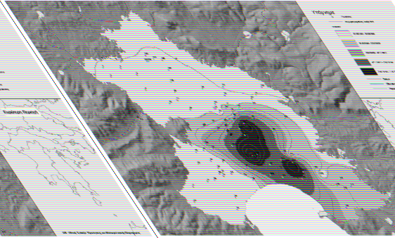 Σχήμα 20: Θέσεις γεωτρήσεων τεχνητού εμπλουτισμού στο Αργολικό πεδίο την περίοδο 1990 1998