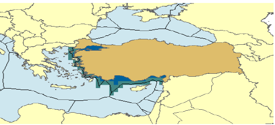ΑΟΖ Τουρκίας Το δεύτερο ζήτημα της Άγκυρας, είναι να αναγνωριστεί δικαίωμα κατοχής θαλάσσιων ζωνών εθνικής κυριαρχίας για την Τουρκική Δημοκρατία της Βορείου Κύπρου.