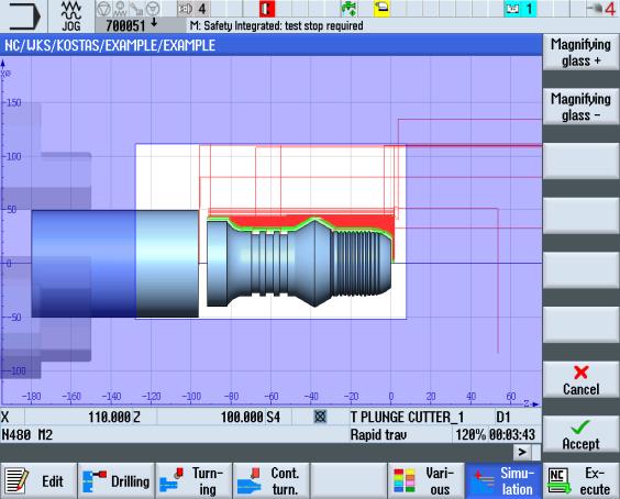 Σχήμα 4.16:Half Cut View Σχήμα 4.17:Face view Ακόμη επιλέγοντας details υπάρχουν οι δυνατότητες zoom in και zoom out (σχήμα 4.