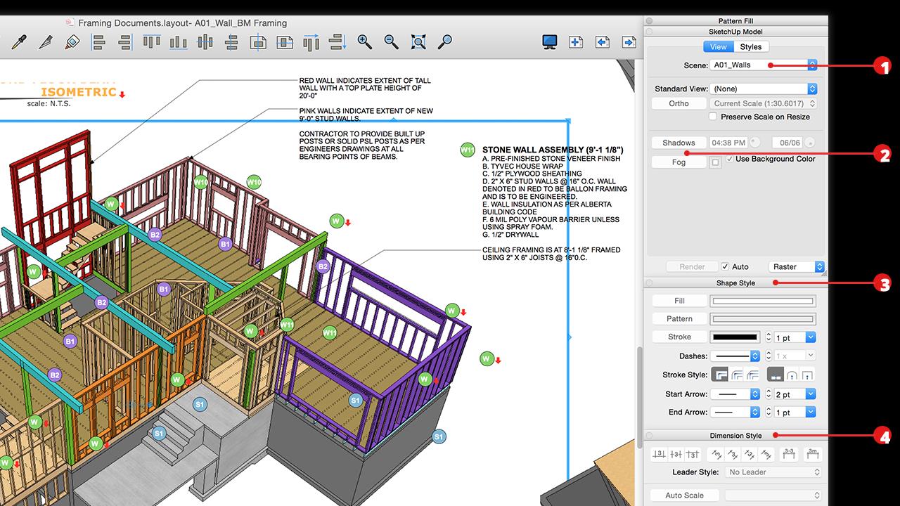 LayOut LayOut (πρόσθετο) Αυτόματη ενημέρωση σχεδίων με ένα καινοτόμο εργαλείο Το SketchUp Pro δεν είναι μόνο για 3D μοντέλα.