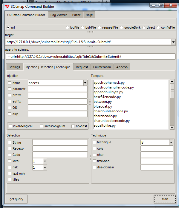 Μηχανισμοί αυτόματης εφαρμογής SQL Injection SQLmap Το SQL map είναι ένας μηχανισμός αυτόματης εφαρμογής SQL injection ο οποίος σχεδιάστηκε από τους Bernardo Damele και Miroslav Stampar και είναι