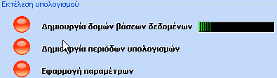 ΒΗΜΑ 4 ο (Υποχρεωτικό): Επιλέγουμε από το tab Υπολογισμός, το button «Εκτέλεση» και στη συνέχεια γίνεται αυτόματα ο υπολογισμός Υπολογισμός: Υπολογισμός: Είναι η φόρμα υπολογισμού του σεναρίου με