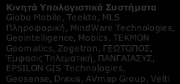 ΣΤ3. ΕΥΦΥΗ ΠΕΡΙΒΑΛΛΟΝΤΑ ΜΕΓΑΛΗΣ ΚΛΙΜΑΚΑΣ: Ελληνικές Επιχειρήσεις με τεκμηριωμένη παρουσία σε ερευνητικά έργα ανά συνδυαζόμενη Τεχνολογία Αιχμής Περιβάλλοντα διάχυτης νοημοσύνης Amitec Ltd,