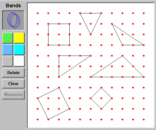 3.4 Ιστοσελίδα http://www.iboard.co.uk/iwb/sorter-regularirregular-open-175 Τα παιδιά καλούνται να εισηγηθούν διαφορετικούς τρόπους ταξινόμησης πολυγώνων σε ομάδες.