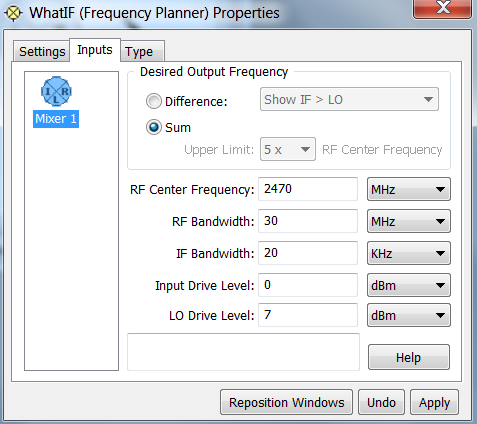 0 Performance of All IFs at Mixer Input -10-20 -30 Spur Output Level Relative to IF Power (dbc) -40-50 -60 Spur Free 30.01-484.998 MHz -70-80 -90-100 0 251.499 502.998 754.497 1005.996 1257.495 1508.
