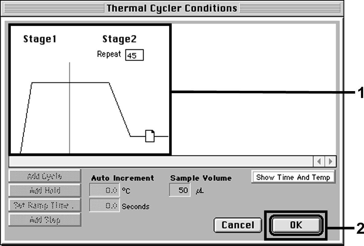 Επιπλέον, στο μενού Thermal Cycler Conditions βρίσκεται η επιλογή Show Data Collection (Εμφάνιση συλλογής δεδομένων). Αν προβείτε σε αυτή την επιλογή μεταβαίνετε στο παράθυρο που εμφανίζεται στην Εικ.