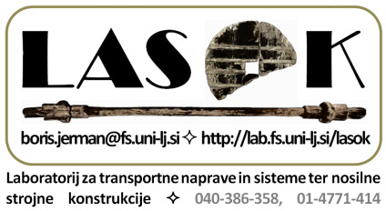 Univerza v Ljubljani - Fakulteta za strojništvo KKTS - LASOK Optimiranje nosilnih konstrukcij doc.dr. Boris Jerman, univ.dipl.inž.str. Govorilne ure: pisarna: FS - 414 telefon: 01/4771-414 boris.