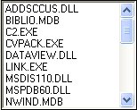 34 DriveListBox (Λίστα οδηγών δίσκων), DirListBox (Λίστα φακέλων), FileListBox (Λίστα αρχείων): DriveListBox Το εργαλείο αυτό µας παρέχει τη δυνατότητα πλοήγησης ανάµεσα στους εγκατεστηµένους δίσκους