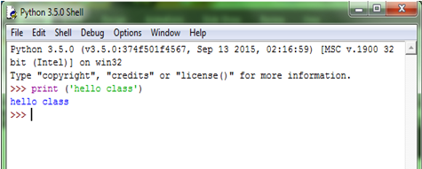 Που γράφουμε το πρόγραμμα; IDLE shell (φλοιός): εισάγουμε κατευθείαν εντολές στην Python.
