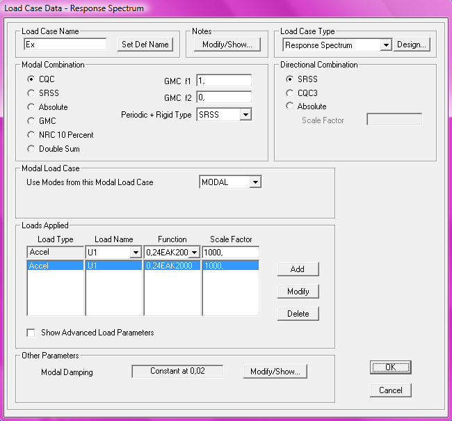 24g) Define- Load Cases- Add New Load Case Εικόνα 2.