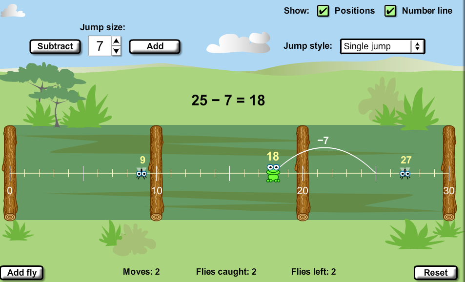 1.6 Ιστοσελίδα http://www.sheppardsoftware.com/mathgames/fruitshoot/fruitshoot_subtraction.htm Τα παιδιά εξασκούνται με αφαιρέσεις αριθμών σε διαφορετικά επίπεδα δυσκολίας.