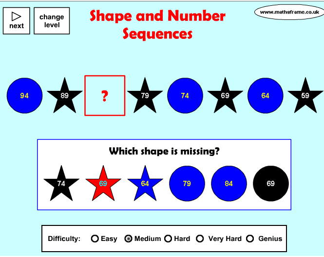 1.8 Ιστοσελίδα http://www.mathsframe.co.uk/resources/order_calculations.aspx Στο «επίπεδο 4» τα παιδιά καλούνται να σειροθετήσουν τις πράξεις που παρουσιάζονται με βάση το αποτέλεσμά τους. 1.