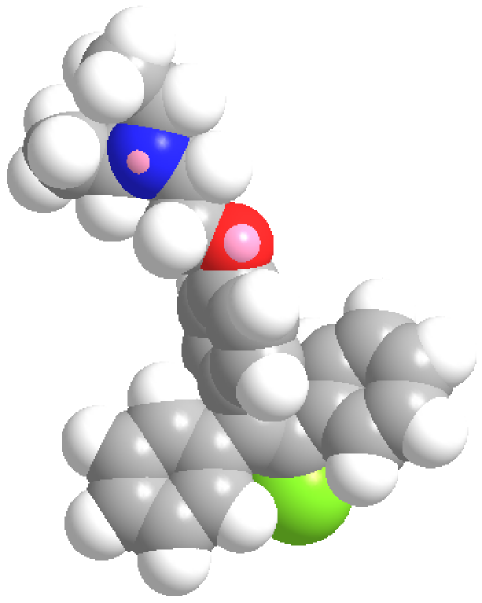 Estrogenski antagonisti Trifeniletilenski antagonisti (C 3 C 2 ) 2 N-C