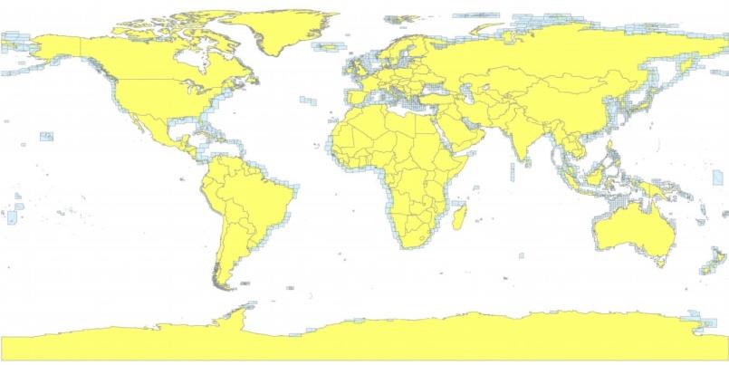 WEND Κάλυψη ENCs Παγκοσμίως είναι διαθέσιμα 15000 φατνία Planning charts 100% Coastal charts 100% Top 800 ports 97% Top 2000