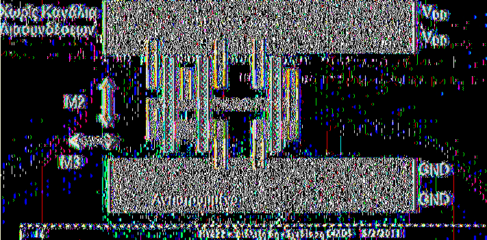 Μεθοδολογία Standard Cells - 1980 Κανάλι Διασυνδέσεων V dd σήματα GND ί 15 ί Μ 2 2-1 ι Α < η 6 r - Σ χ ίε ια ιη CM OS 5/2/2011 Στα πρώτα standard cells, οι διασυνδέσεις γίνονταν έξω από το ίδιο το