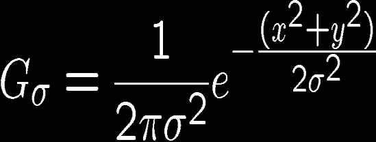 Σημαντικό φίλτρο: Gaussian Στάθμιση συνεισφοράς γειτονιάς ανάλογα με την