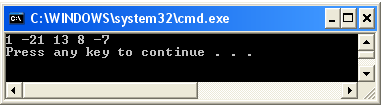 class MyArrayDemo { public static void main(string[] args) { AMethod operate = new AMethod(); int[] myarr1 = {14, 1, -21, 13, 8, -7, 35, 80 ; // εμφάνιση πέντε στοιχείων των: 1, -21, 13, 8, -7.