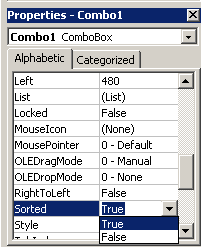 Ε π ί λ υ σ η: Option Explicit Private Sub Combo1_Change() Combo1.AddItem "Maria" Combo1.AddItem "Nikos" Combo1.