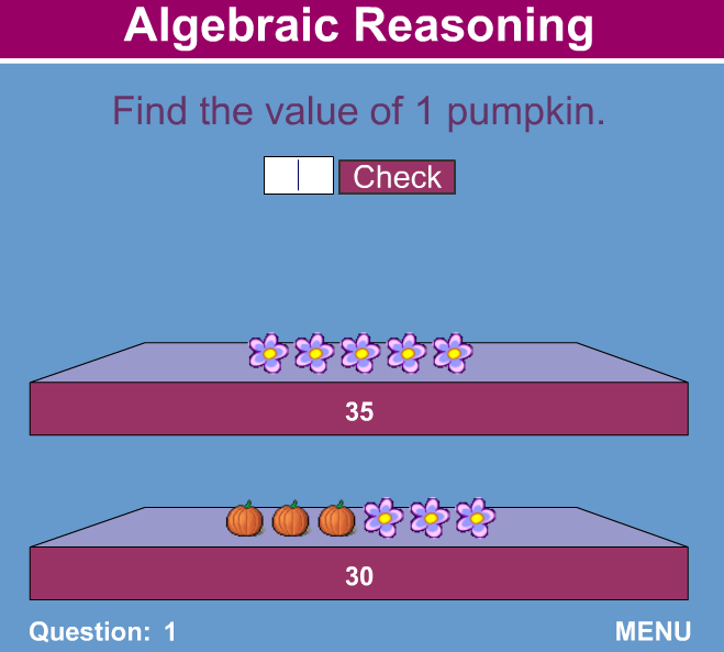 4.3. Ιστοσελίδα: http://www.mathplayground.com/algebraic_reasoning.