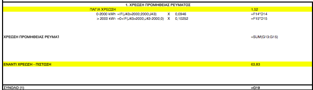 Οικιακό Τιμολόγιο (5) 2.