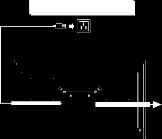 Καλώδιο ρεύματος Τοποθέτηση και σύνδεση Σύνδεση στο ρεύμα Y Κίτρινο (Καλώδιο σήματος εικόνας) W Άσπρο (Καλώδιο ήχου (αριστερό κανάλι)) R Κόκκινο (Καλώδιο ήχου (δεξί κανάλι)) Σύνδεση σε πρίζα