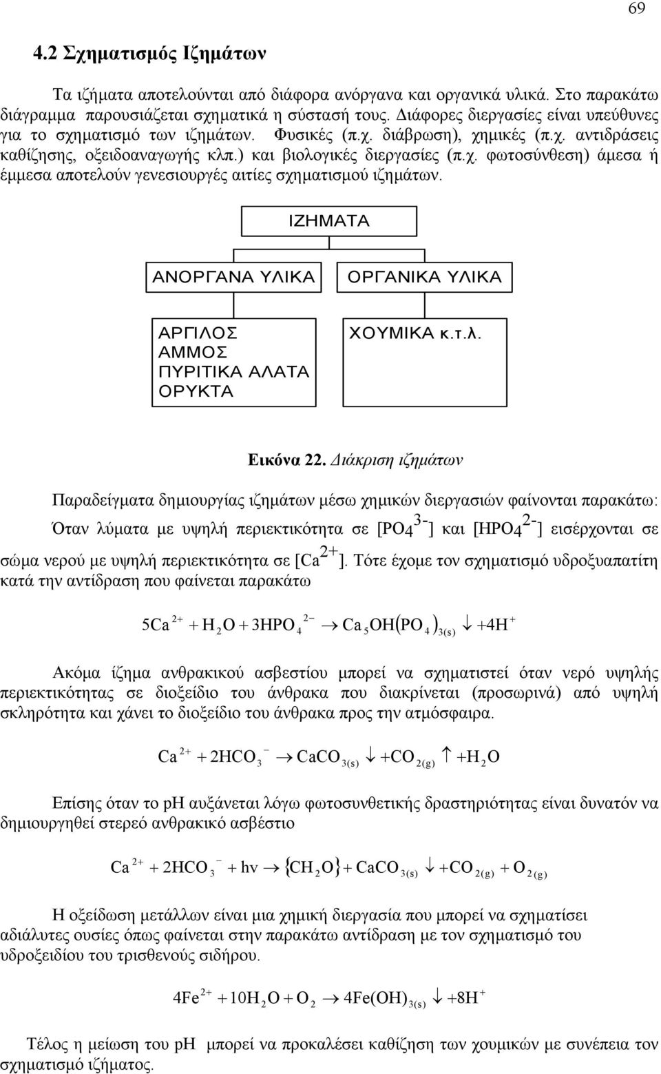 IZHMATA ΑΝΟΡΓΑΝΑ ΥΛΙΚΑ ΟΡΓΑΝΙΚΑ ΥΛΙΚΑ ΑΡΓΙΛΟΣ ΑΜΜΟΣ ΠΥΡΙΤΙΚΑ ΑΛΑΤΑ ΟΡΥΚΤΑ ΧΟΥΜΙΚΑ κ.τ.λ. Εικόνα.