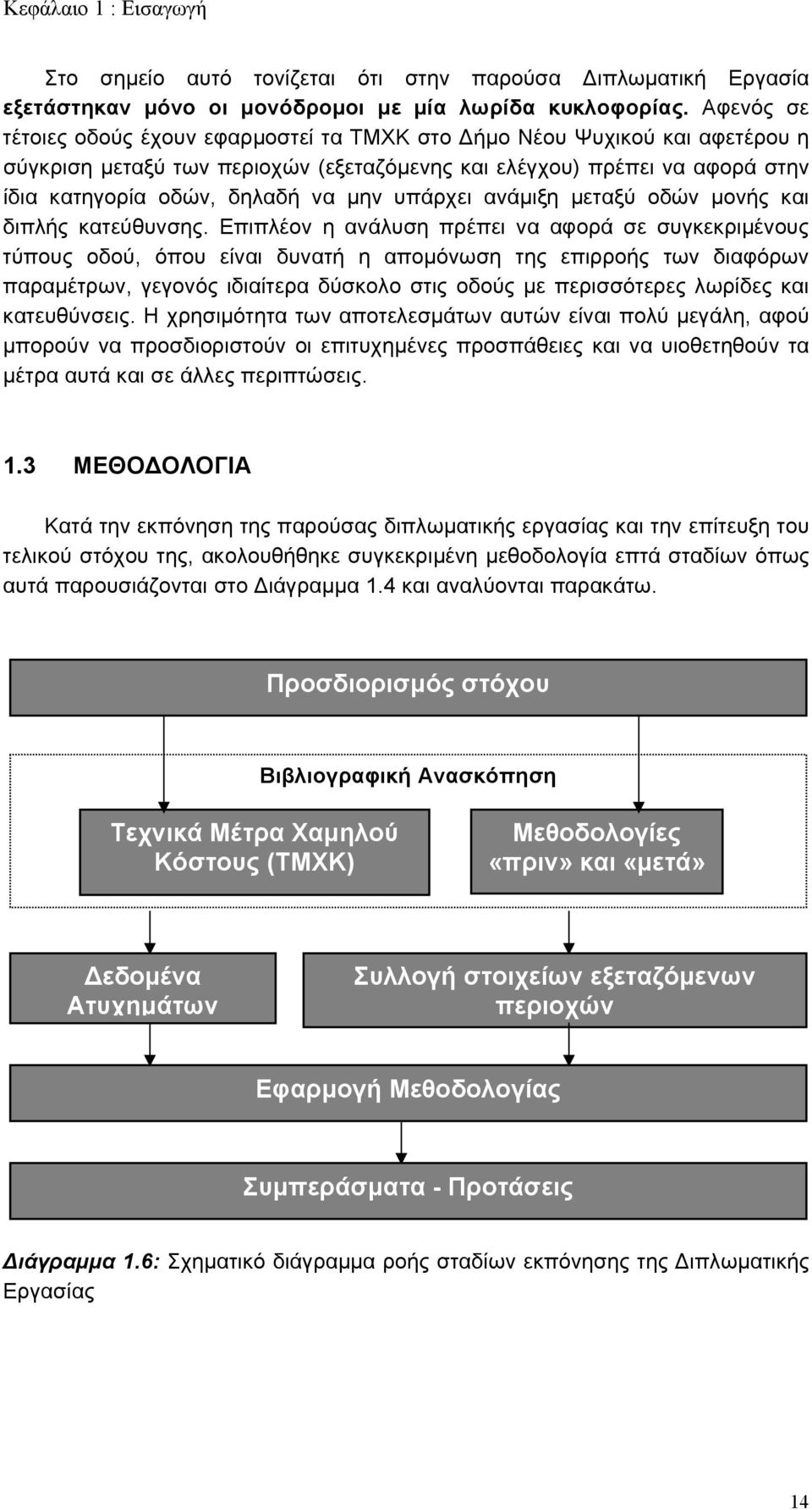 υπάρχει ανάμιξη μεταξύ οδών μονής και διπλής κατεύθυνσης.