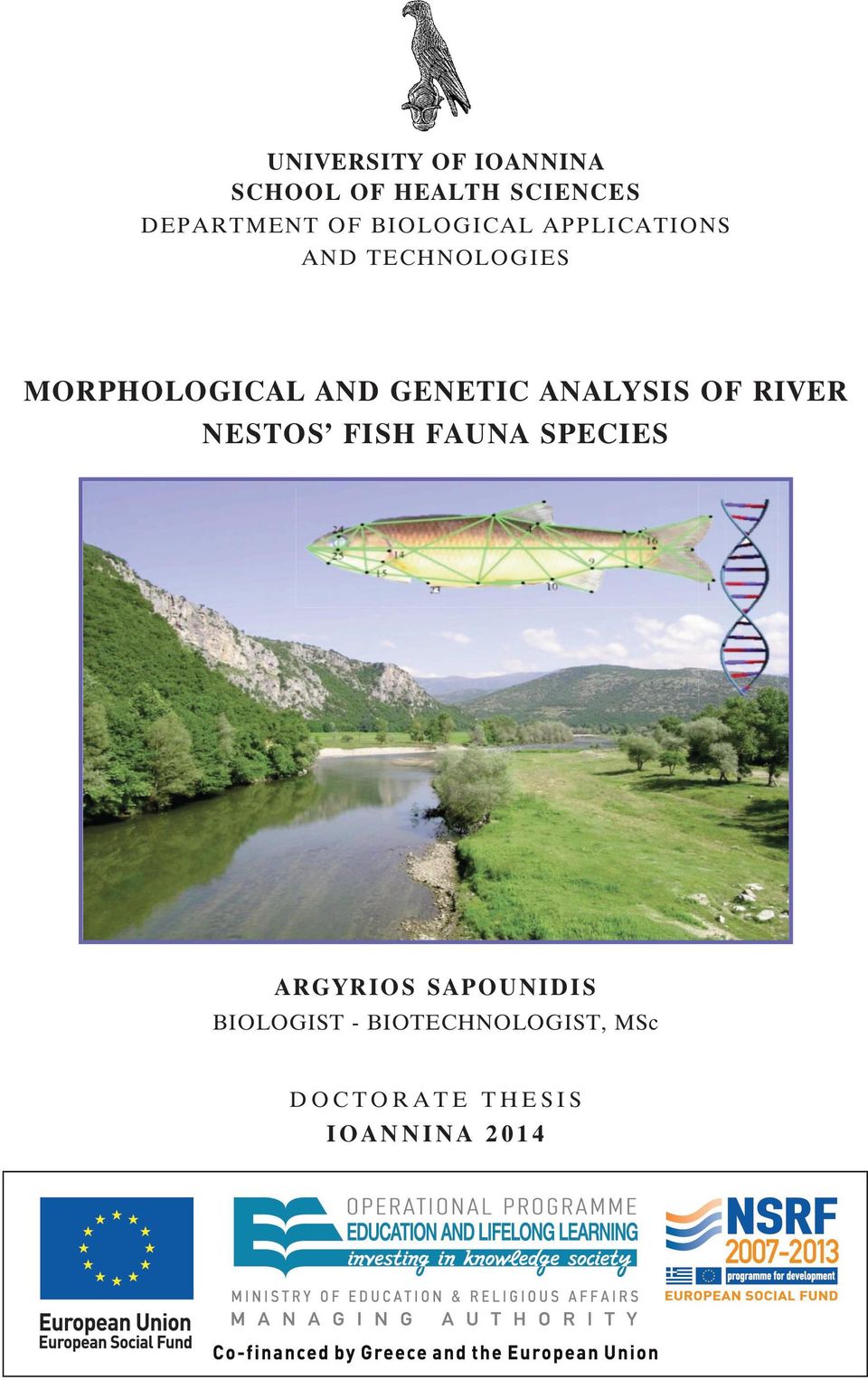 GENETIC ANALYSIS OF RIVER NESTOS FISH FAUNA SPECIES ARGYRIOS