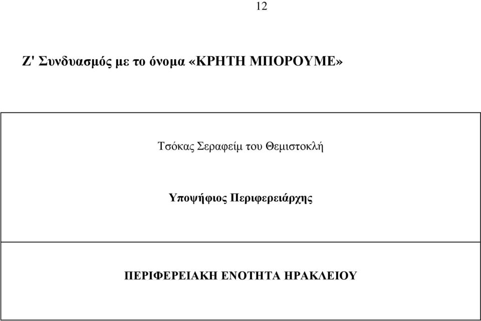 του Θεµιστοκλή Υποψήφιος