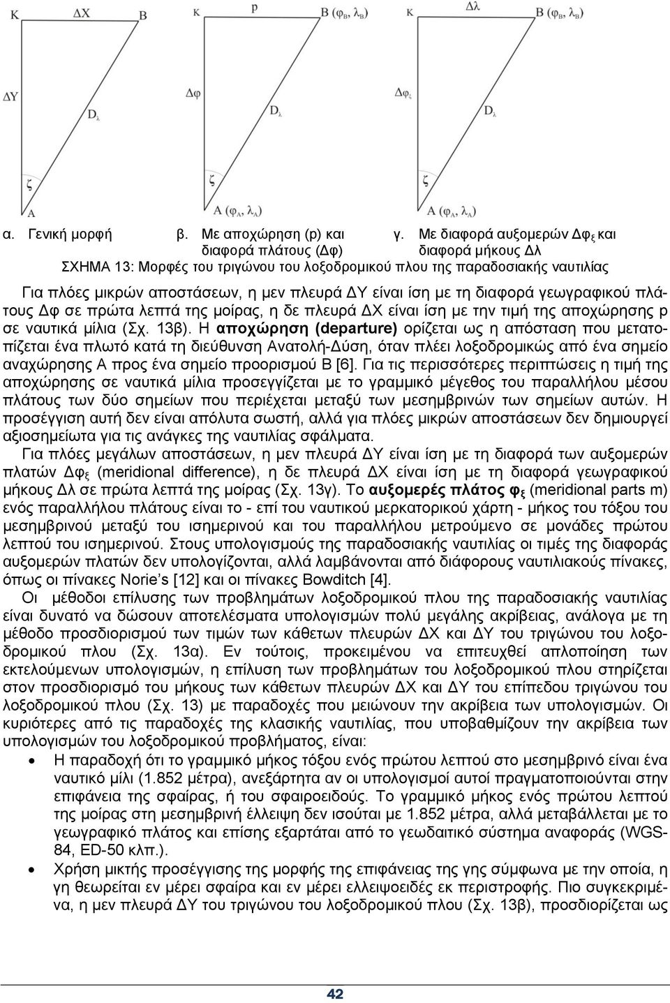 γεσγξαθηθνύ πιάηνπο Γθ ζε πξώηα ιεπηά ηεο κνίξαο, ε δε πιεπξά ΓΥ είλαη ίζε κε ηελ ηηκή ηεο απνρώξεζεο p ζε λαπηηθά κίιηα (ρ. 3β).