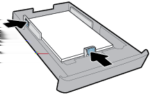 3. Τοποθετήστε το χαρτί σε κατακόρυφο προσανατολισμό και με την πλευρά εκτύπωσης προς τα κάτω.