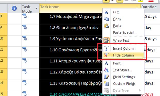 Από την καρτέλα View και την εντολή Other Views και από εκεί με επιλογή More Views παρέχεται πληθώρα προβολών. Εικόνα 6.