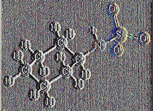 Εικόνα 12. Η χημική δομή του κυκλαμικού νατρίου σε τρισδιάστατη μορφή, (σχεδιασμός με τη χρήση του λογισμικού προγράμματος ΟιεπιΟΓβλν ν 11.