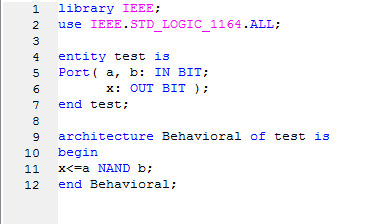 Το αρχείο VHDL module, με όνομα Newmodule, είναι το κφριο αρχείο ςτο οποίο γράφουμε τον κϊδικά μασ.