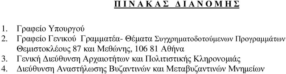 Θεµιστοκλέους 87 και Μεθώνης, 106 81 Αθήνα 3.