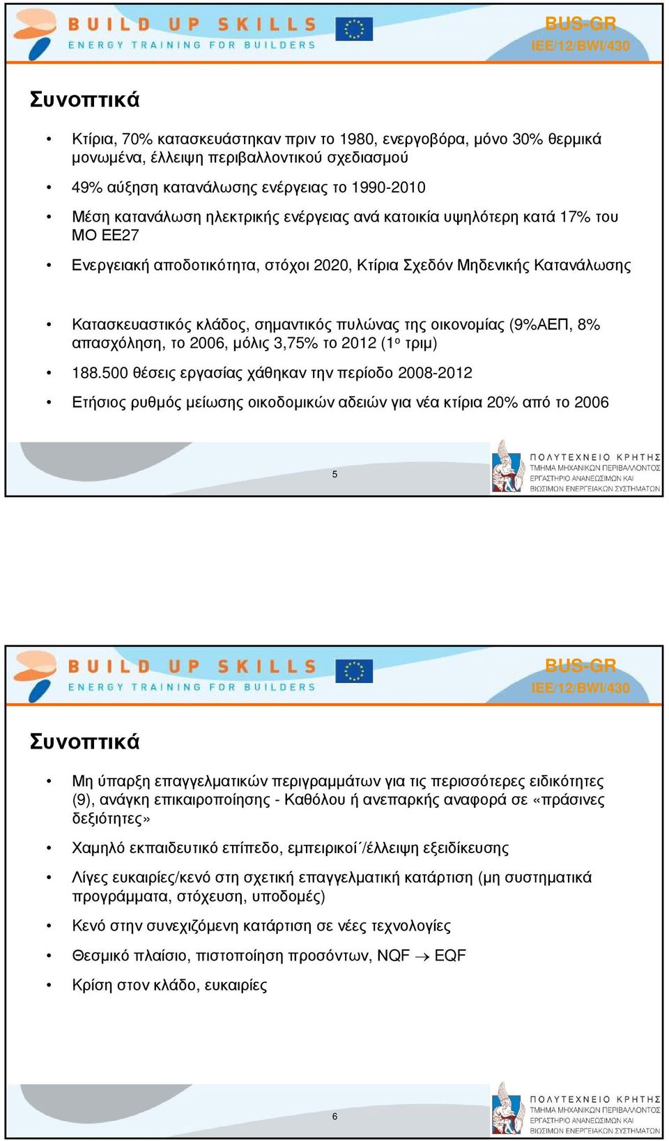 απασχόληση, το 2006, µόλις 3,75% το 2012 (1 ο τριµ) 188.