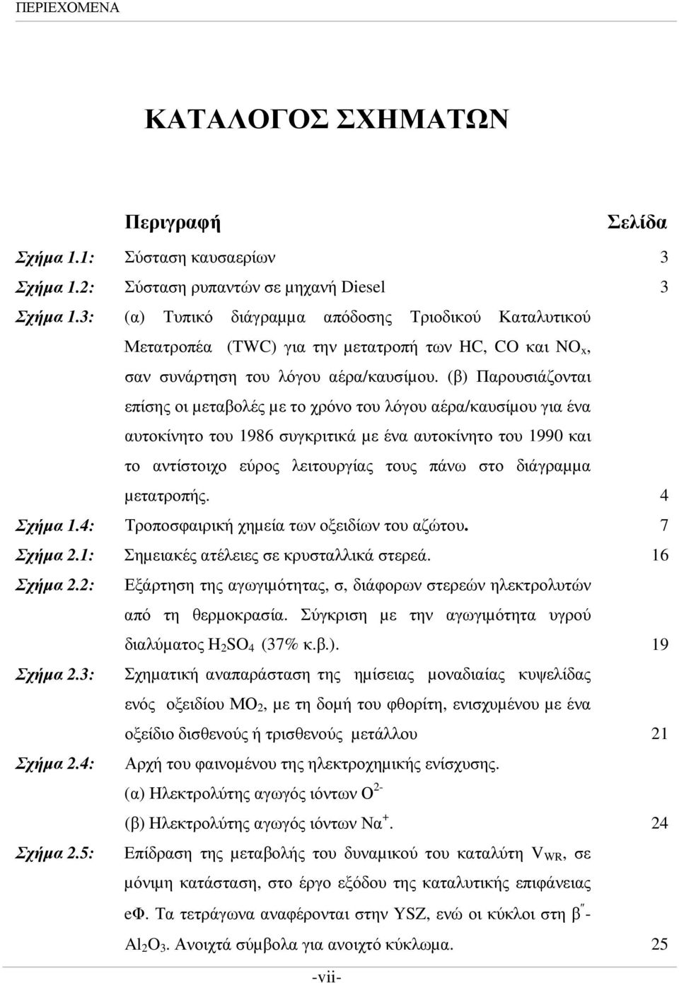 (β) Παρουσιάζονται επίσης οι µεταβολές µε το χρόνο του λόγου αέρα/καυσίµου για ένα αυτοκίνητο του 1986 συγκριτικά µε ένα αυτοκίνητο του 1990 και το αντίστοιχο εύρος λειτουργίας τους πάνω στο