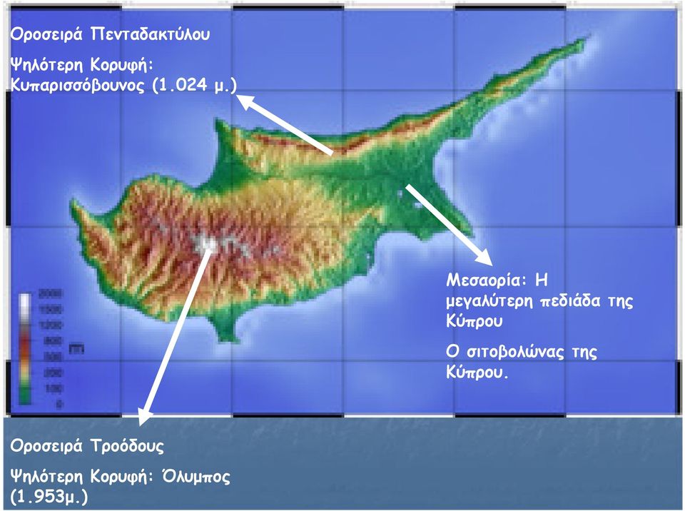 ) Μεσαορία: Η µεγαλύτερη πεδιάδα της Κύπρου Ο