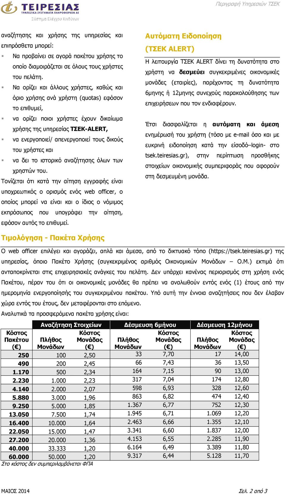 δικούς του χρήστες και να δει το ιστορικό αναζήτησης όλων των χρηστών του.