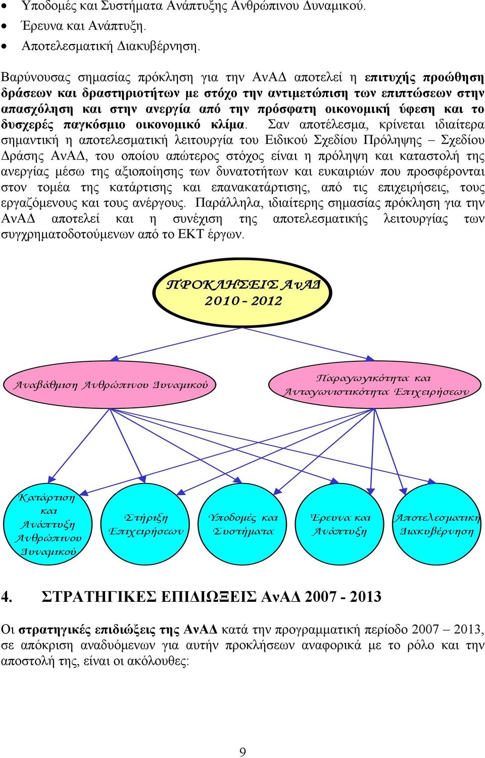 ύφεση και το δυσχερές παγκόσμιο οικονομικό κλίμα.