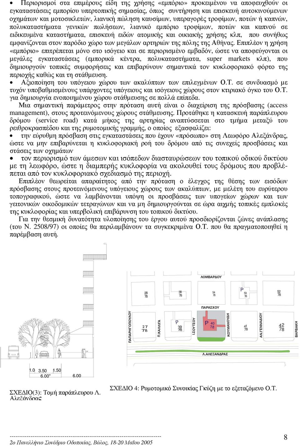 επισκευή ειδών ατοµικής και οικιακής χρήσης κλπ, που συνήθως εµφανίζονται στον παρόδιο χώρο των µεγάλων αρτηριών της πόλης της Αθήνας.
