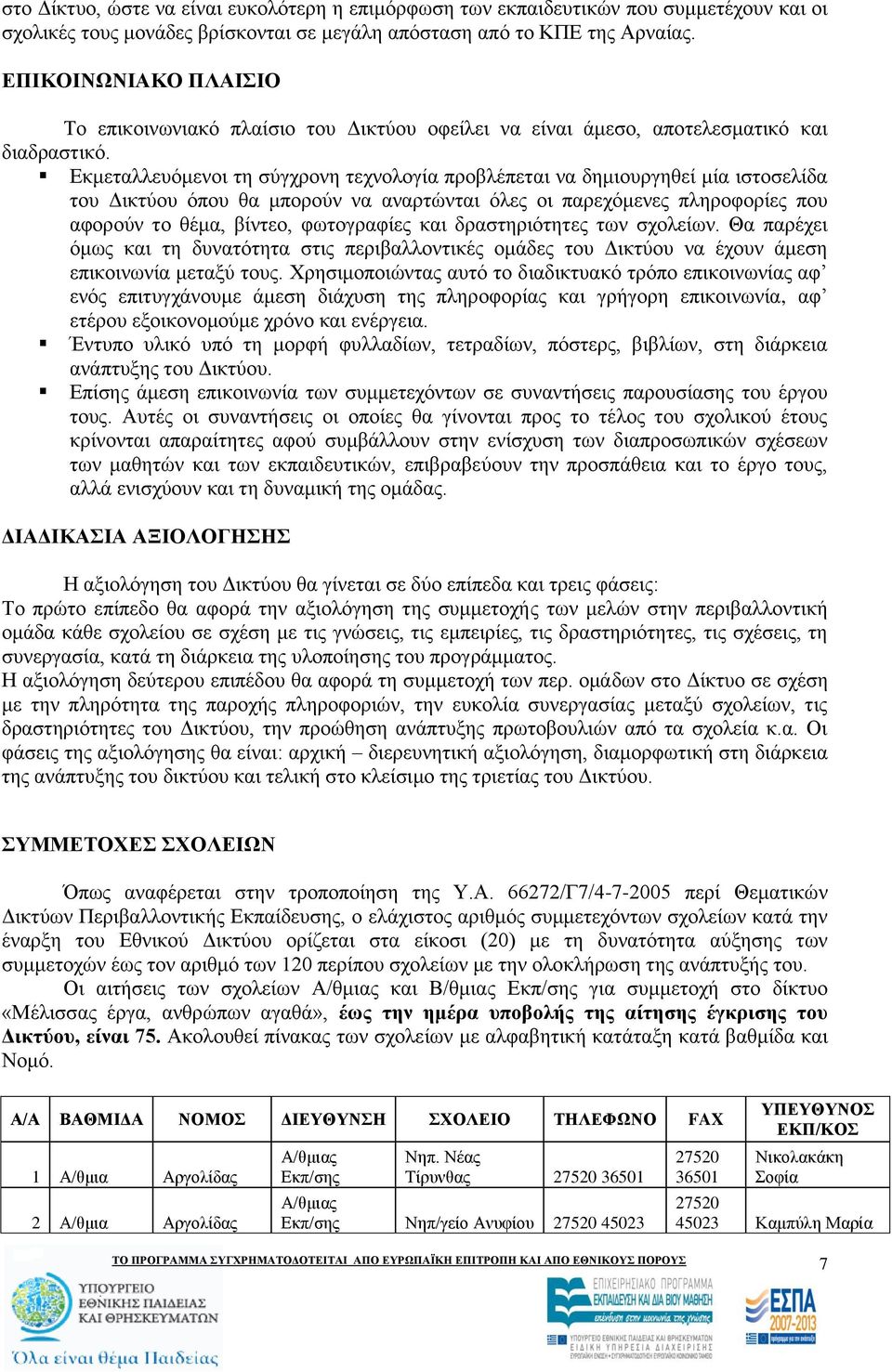 Δθκεηαιιεπφκελνη ηε ζχγρξνλε ηερλνινγία πξνβιέπεηαη λα δεκηνπξγεζεί κία ηζηνζειίδα ηνπ Γηθηχνπ φπνπ ζα κπνξνχλ λα αλαξηψληαη φιεο νη παξερφκελεο πιεξνθνξίεο πνπ αθνξνχλ ην ζέκα, βίληεν, θσηνγξαθίεο