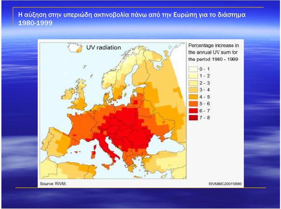 ακτινοβολία πάνω