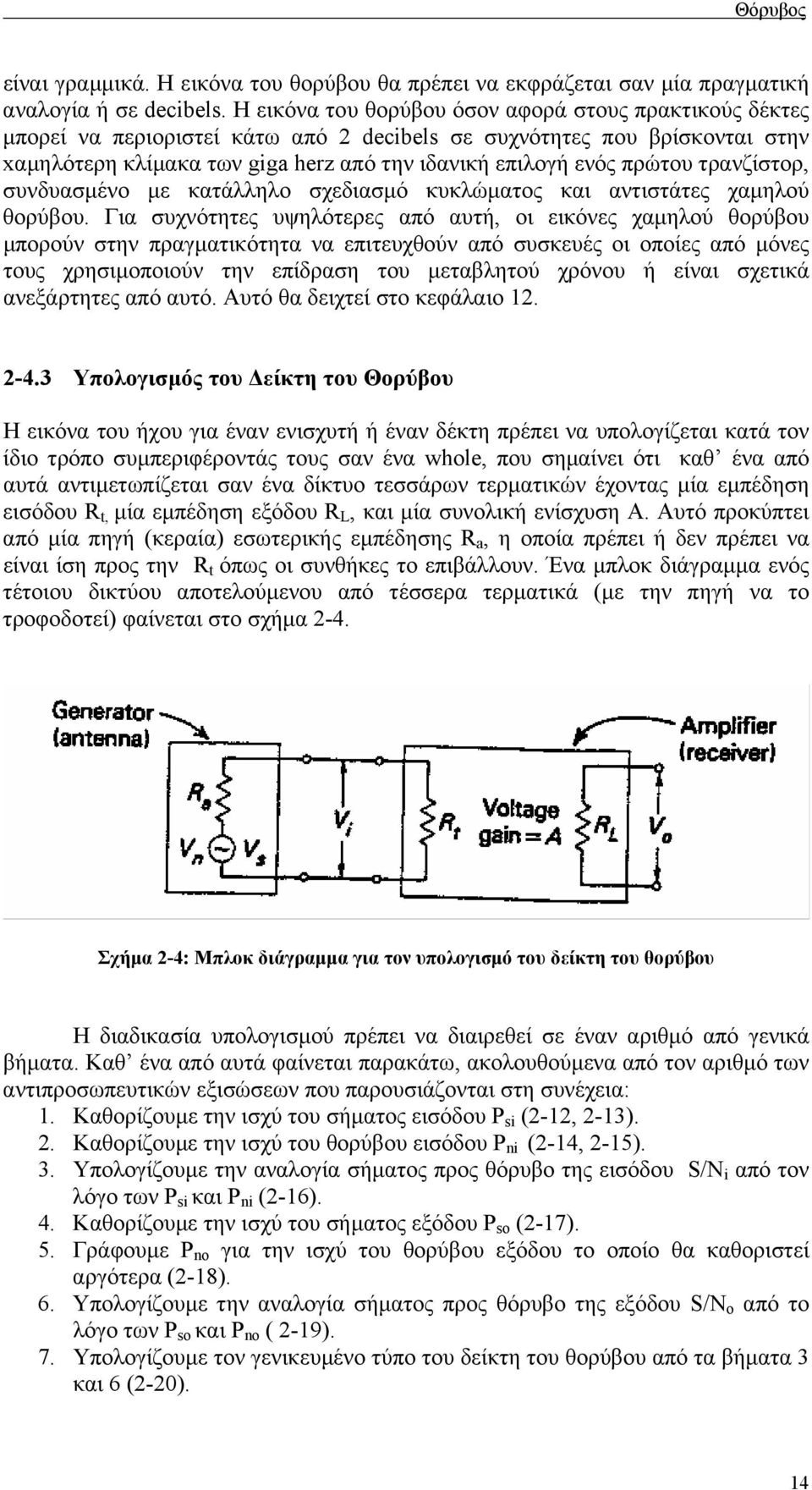 τρανζίστορ, συνδυασµένο µε κατάλληλο σχεδιασµό κυκλώµατος και αντιστάτες χαµηλού θορύβου.