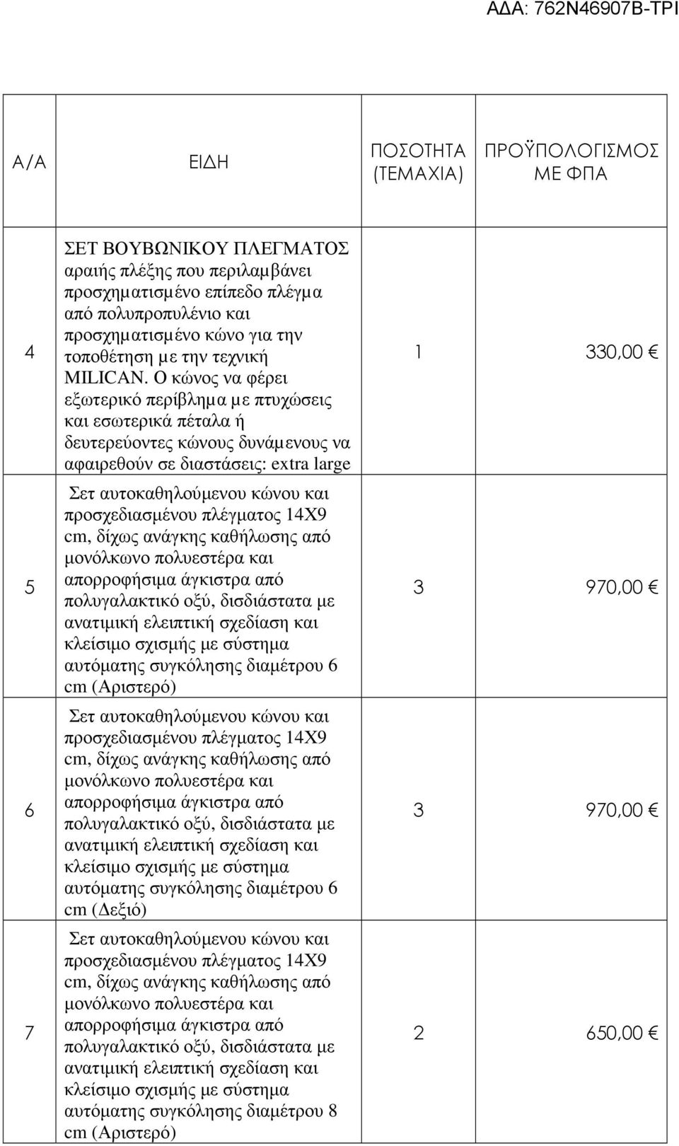 αυτόµατης συγκόλησης διαµέτρου 6 cm ( εξιό) αυτόµατης