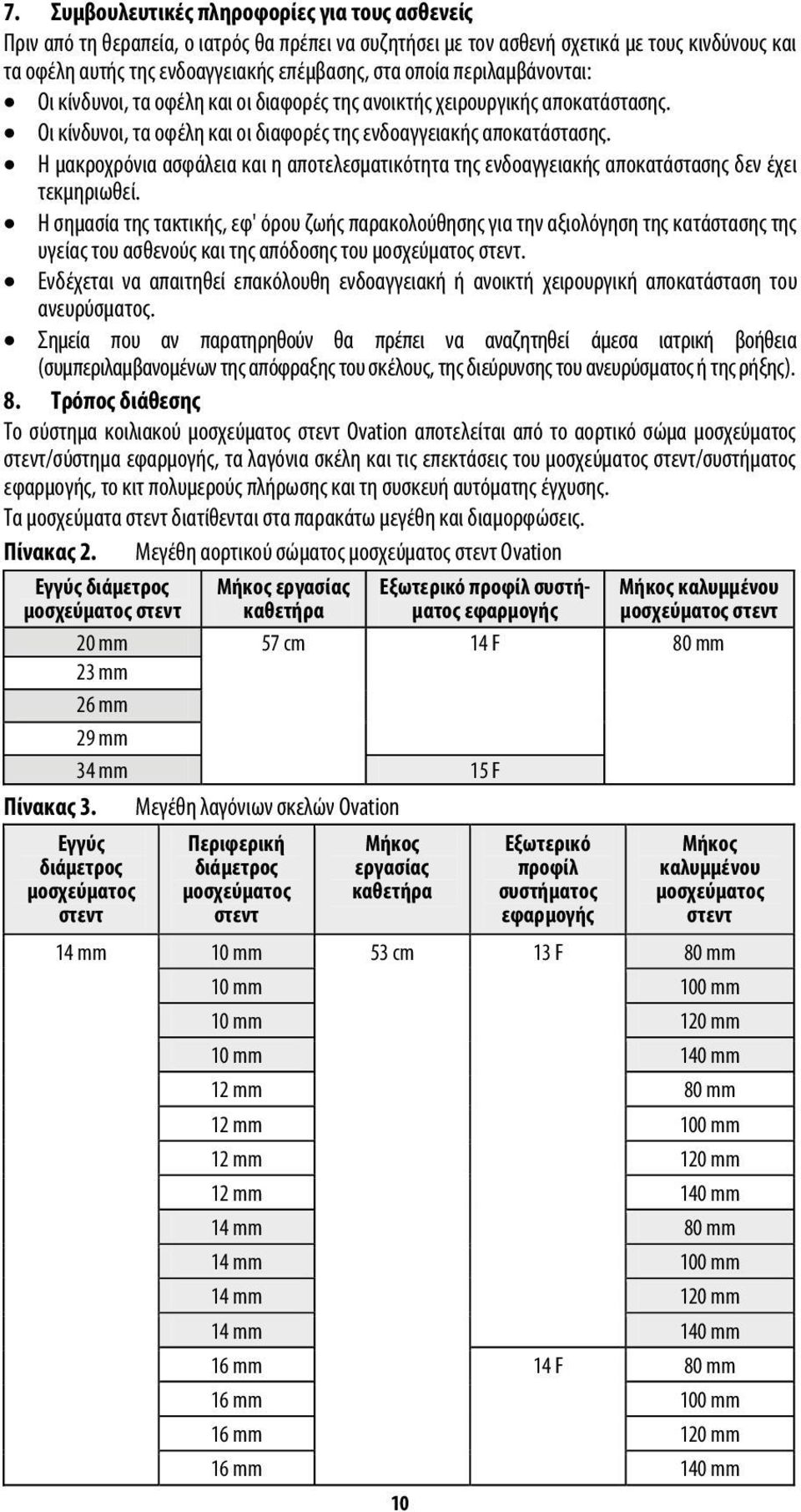 Η μακροχρόνια ασφάλεια και η αποτελεσματικότητα της ενδοαγγειακής αποκατάστασης δεν έχει τεκμηριωθεί.